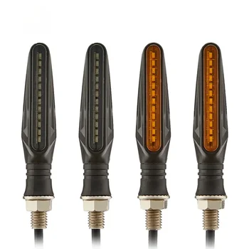 1 para kierunkowskazy LED motocykl E11 migacz sygnał świetlny Cree/335SMD Chip kierunkowskazy wskaźnik migacze wbudowany przekaźnik migacz