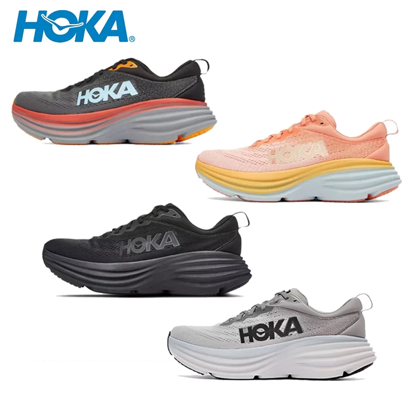 Tênis hoka um um bondi 8 esporte tênis de corrida respirável anti estrada corra sapatos masculinos sapatos esportivos estilo de vida ao ar livre feminino