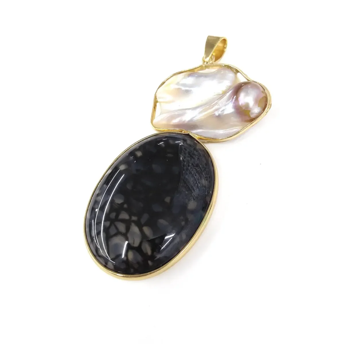Natural Stone Pendants Multicolor Hot Sale Trendy Agates Pendants Charms for Jewelry Making DIY Necklace Accessories Wholesale