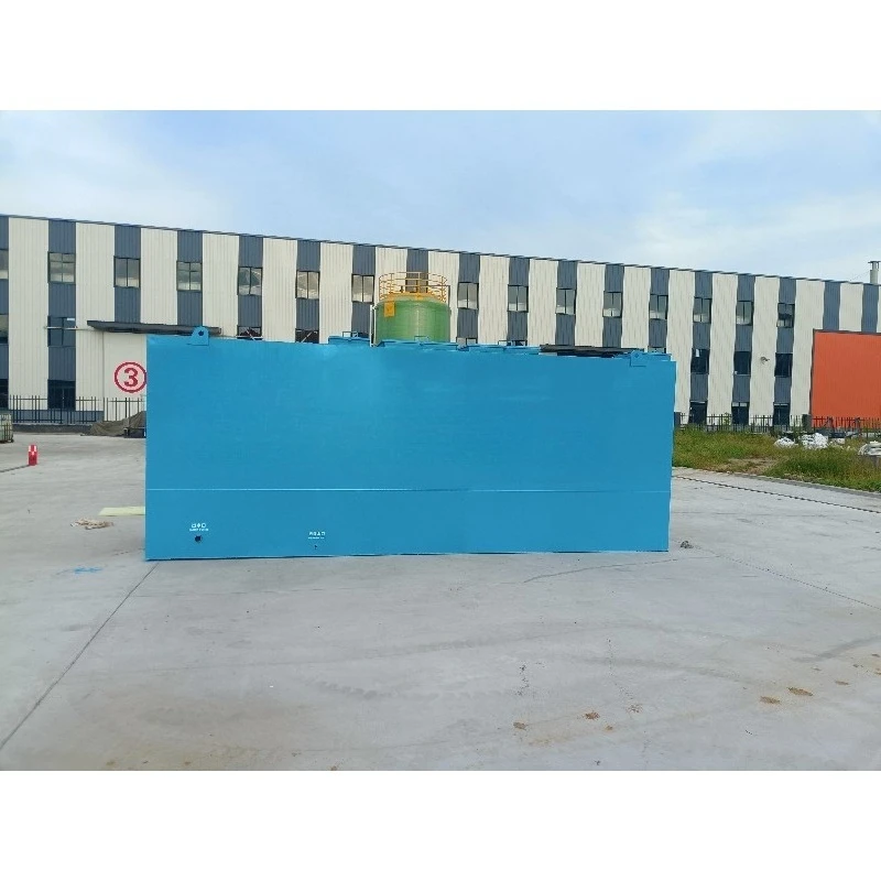 10m3/d PLC Controlled Pump Engine Sewage Treat Advanced Wastewater Treatment Equipment Small Sewage Treatment Plant 1 Year