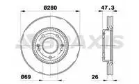 Store code: AE0705 interior brake disc mirror air I30 07-TUCSON SONATA SPORTAGE CARENS CEED MEGANETIS 04- CRDI (280 × 5)