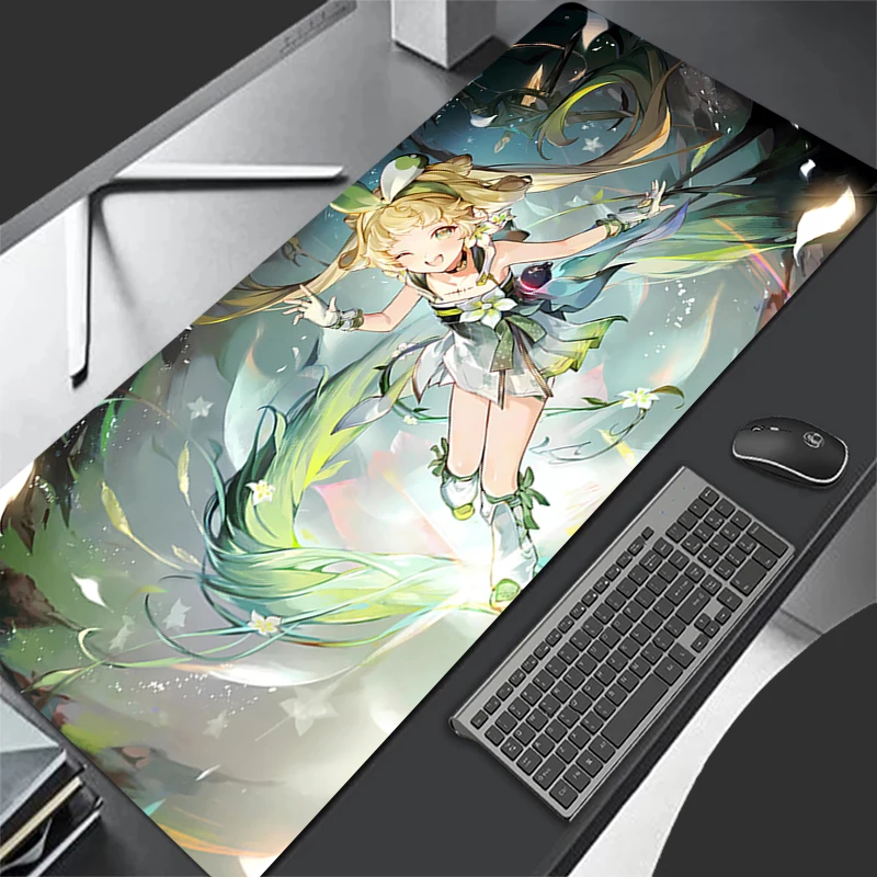 Wuthering Waves Verina Mouse Pad Gamer Keyboard Mat Pads Gaming Desk Protector Laptops Large Mousepad Deskmat Mats Cute Mousepad