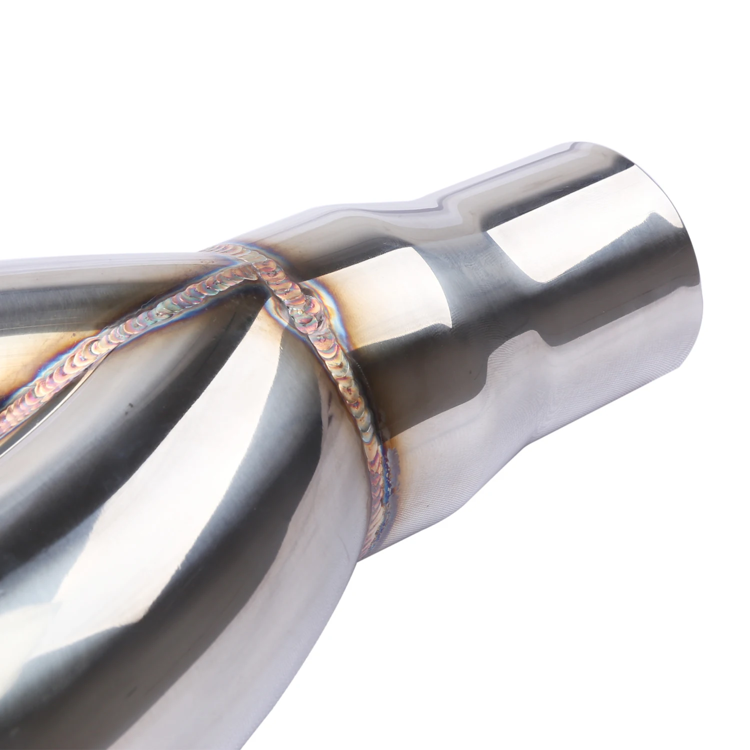 Universal 19-Inch Dual Exhaust Tip Weld-On Installation for Cars, SUVs, Trucks & Pickup Trucks - Automotive Custom Tailpipe