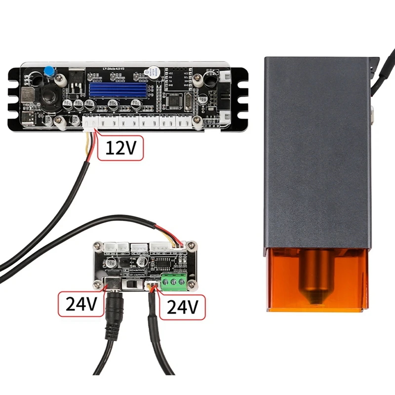 20W 40W 80W Interface Driver Adapter Board Engraving and Cutting Machine Module Adapter Board-ABFB