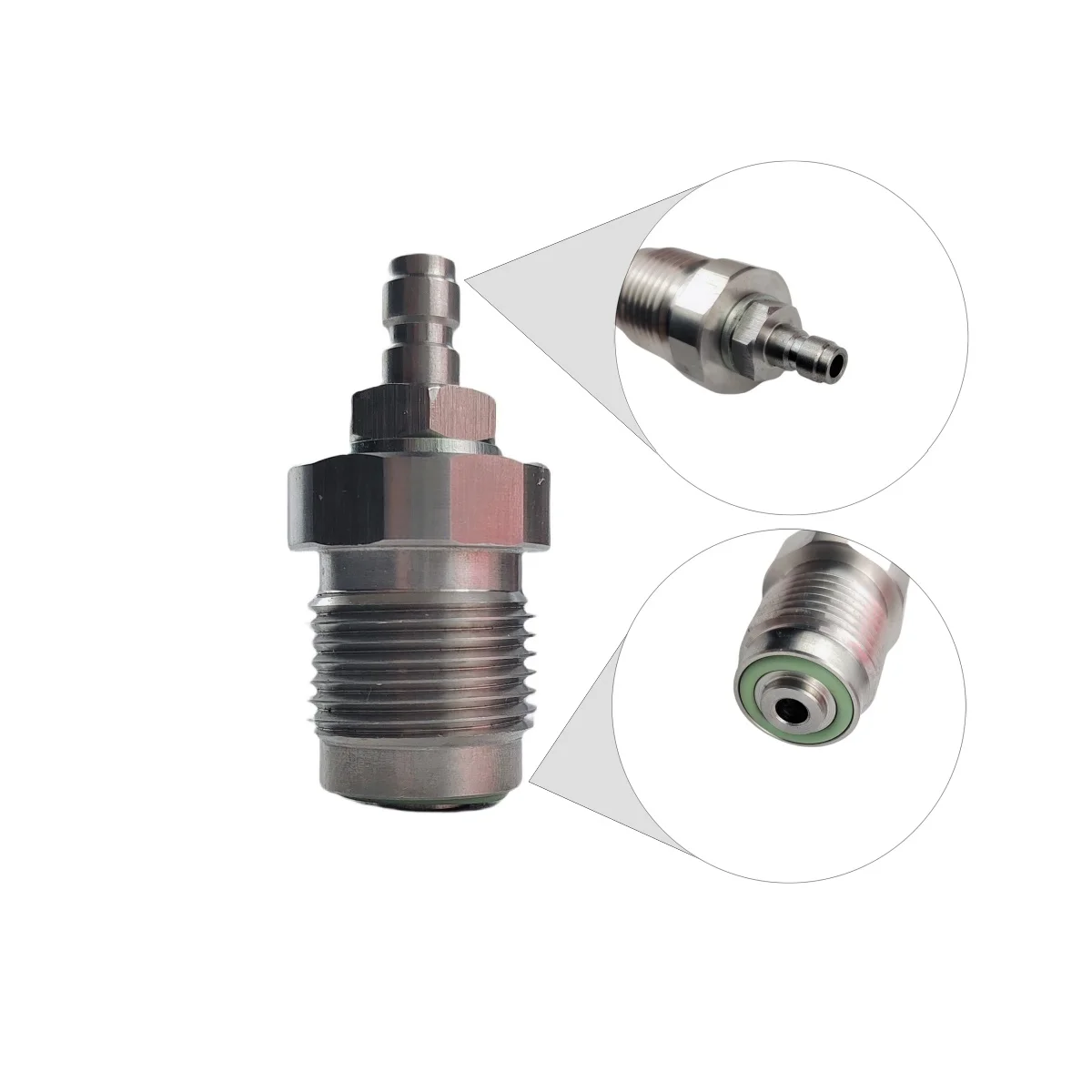 DIN G5/8 Thread Convert To 8mm Fill Nipple Quick Fitting Adaptor For HPA Tank Valve