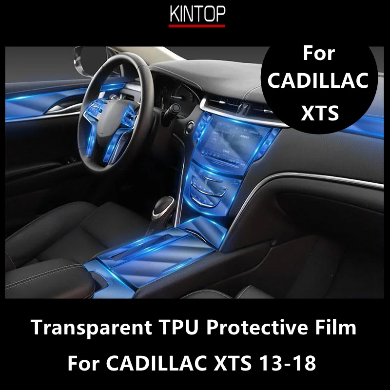 

For CADILLAC XTS 13-18 Car Interior Center Console Transparent TPU Protective Film Anti-scratch Repair Film Accessories Refit