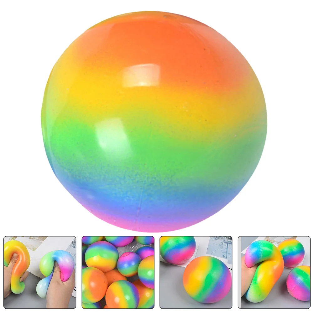 

Bouncing Ball Sensory Balls Toy Goodies Bag Fillers Pressure Toys Squeeze Relieving Bulk Bouncy