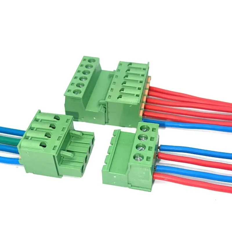 5Pairs solder-free butt 2EDGRK-5.08mm 2p-20p  plug-in terminal 2EDGKP-5.08 air male and female pair  Phoenix