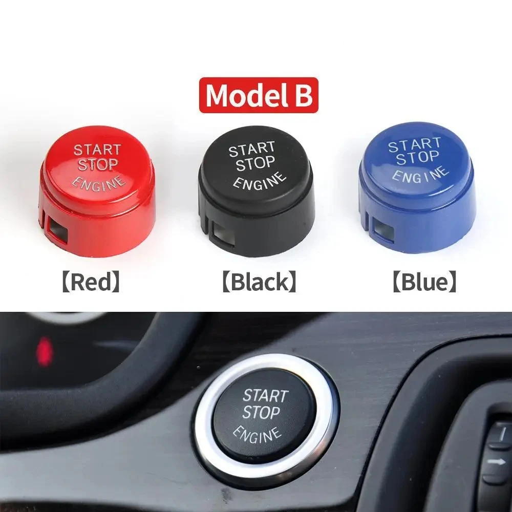 

3-1PCS Start Stop Engine Button Switch Cover For BMW 5/6/7 Series F06 F07 F10 F01 F30 2009-2015 with NO AUTO OFF Car Accessories