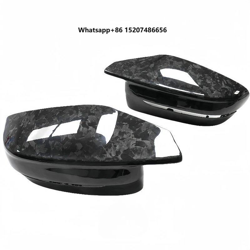 For  G26 M440i Dry Carbon Fiber Mirror Housing Rearview Mirror Cover Car Rear View Mirror Shell Replacement Car Side Caps