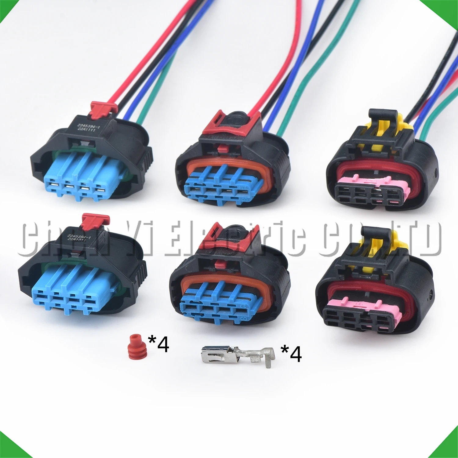 4 Pin Auto Connector Intake Pressure sensor High voltage ignition coil Wire harness Plug 1928405525 2345394-1 For GM Buick Volvo