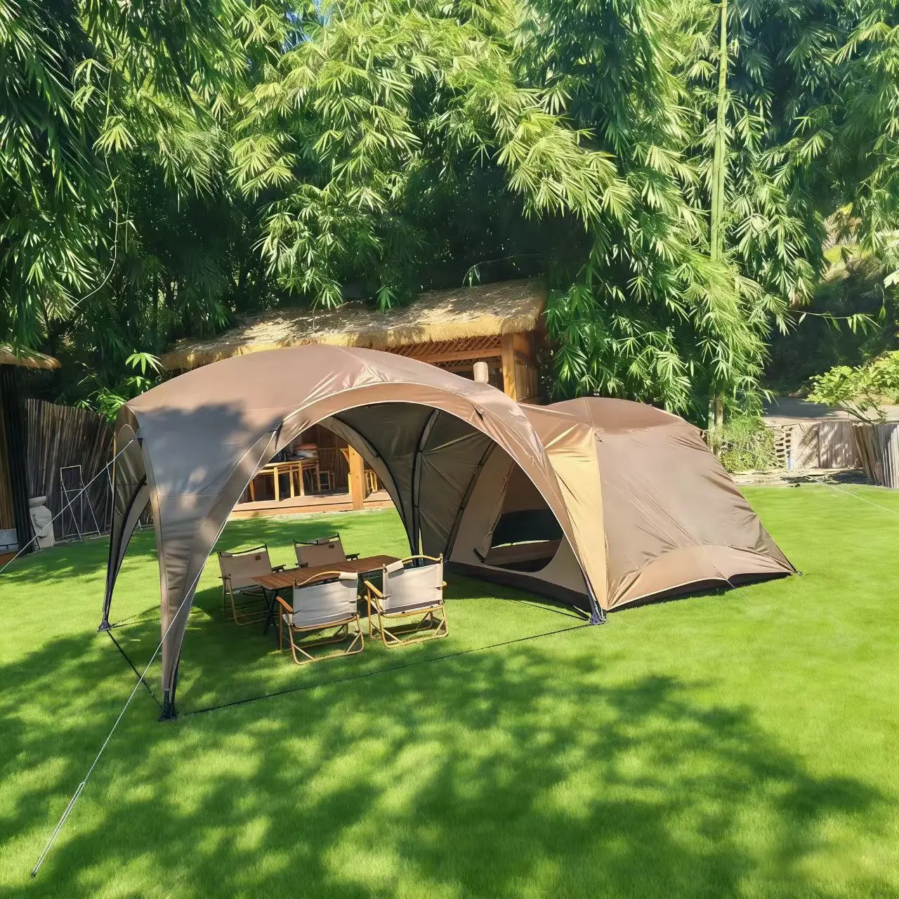 

Купольный шатер-юрта для активного отдыха на природе с защитой от солнца