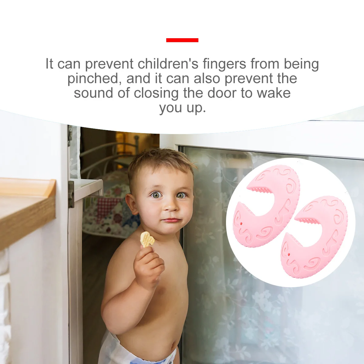 

2pcs Silicone Finger Pinch Guard Door Stopper For Baby Kids Home Safety Baby Finger Protector Door Safety Stopper