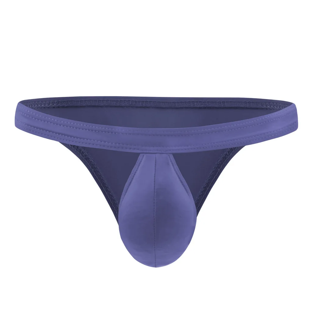 Men's Erotic Briefs Underwear Gay Sexy Low-rise U Convex Pouch Bikini High Fork Semi Transparent Tanga Homme Comfortable Panties