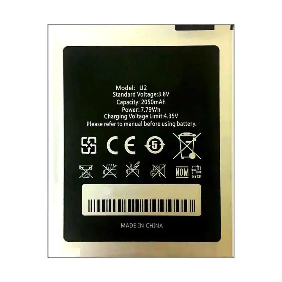 

Reliable Power Supply For Oukitel U2 U2 For Mobile Phone Battery 2050mAh