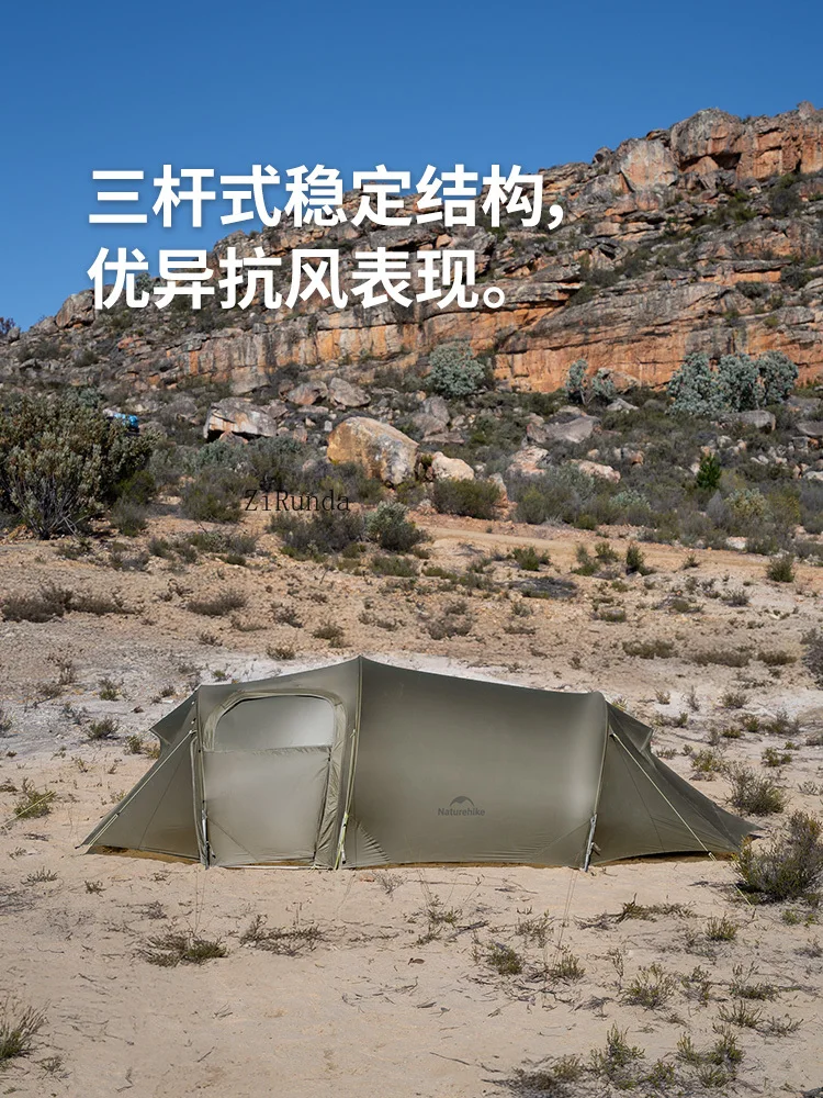 Lichtgewicht wandeltent Outdoor Camping Camping Grote ruimte Ramphulptent