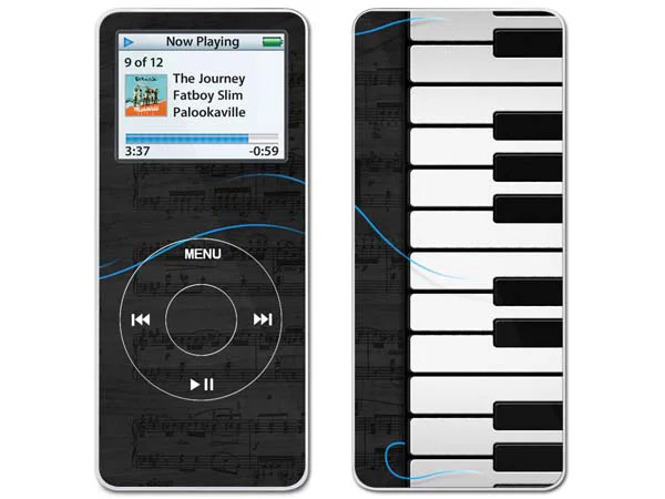 for iPod nano 1 Protective skin sticker front and Back Skin Decal