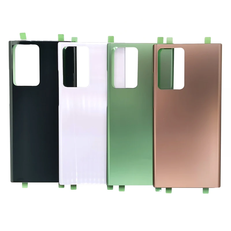 Funda trasera para Samsung Galaxy Note 20 Ultra, cubierta de batería, carcasa de vidrio, puerta trasera, repuesto para Note20Ultra 5G