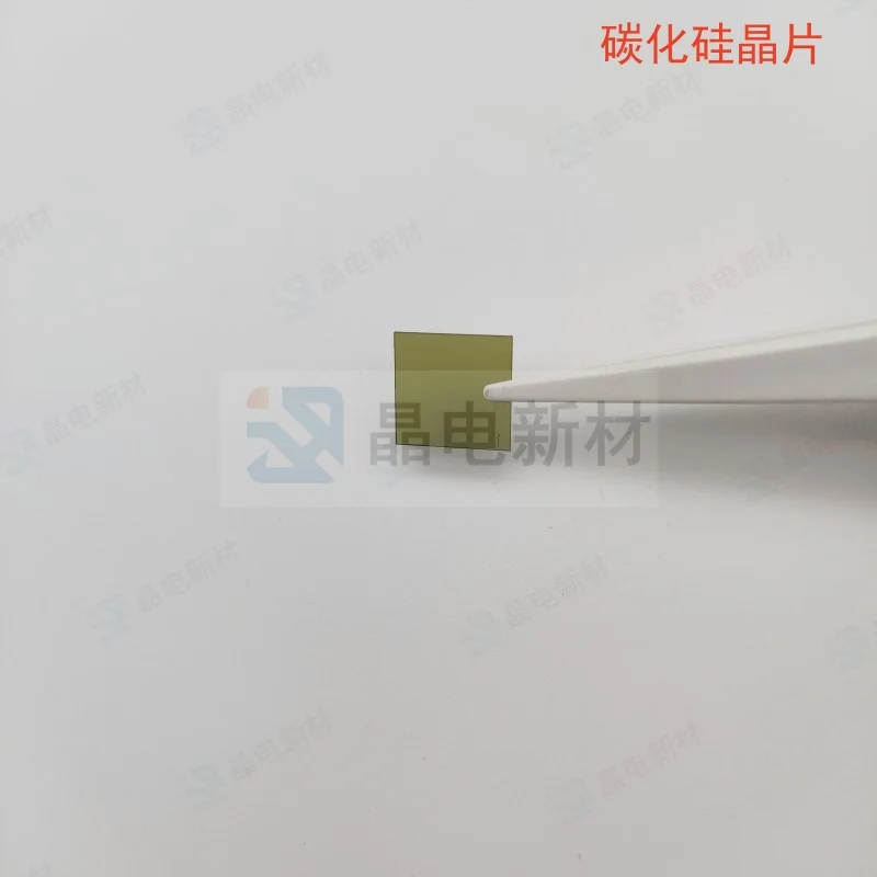 مربع صغير متعدد الحجم موصل 4H/6H رقاقة كربيد السيليكون بطانة كريستال واحدة اختبار تجريبي لأجهزة الترددات اللاسلكية