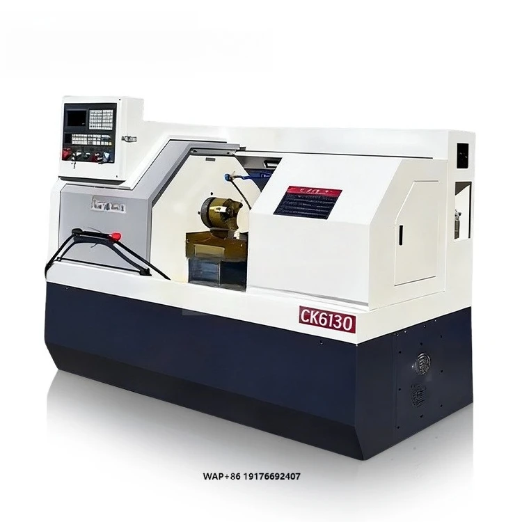 China High Quality High Precision Fully AutomaticCNC Flat Bed Mini Lathe CK6130 CK6136 Machine