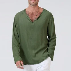 MRMT 2026 Brand New Men's New Cotton And Linen Ethnic Style Men's T-Shirt Men t-Shirt For Male  Tops Tshirt Men's t Shirt