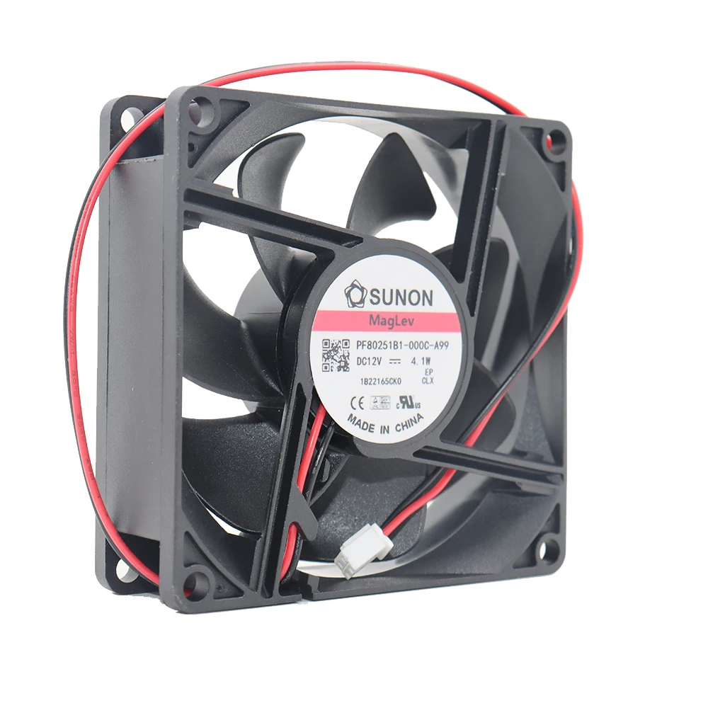 Original SUNON PF80251B1-000C-A99 80x25mm 12V 4.1W Variable Frequency Cooling Fan High-Quality Computer Parts And Accessories
