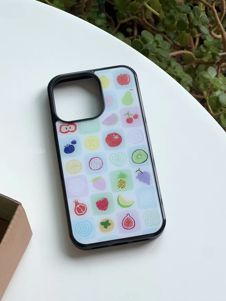 South Korea's niche ins summer fresh fruit blogger The same model applies to 15pro/14promax/13/12/11 mobile phone case protectiv