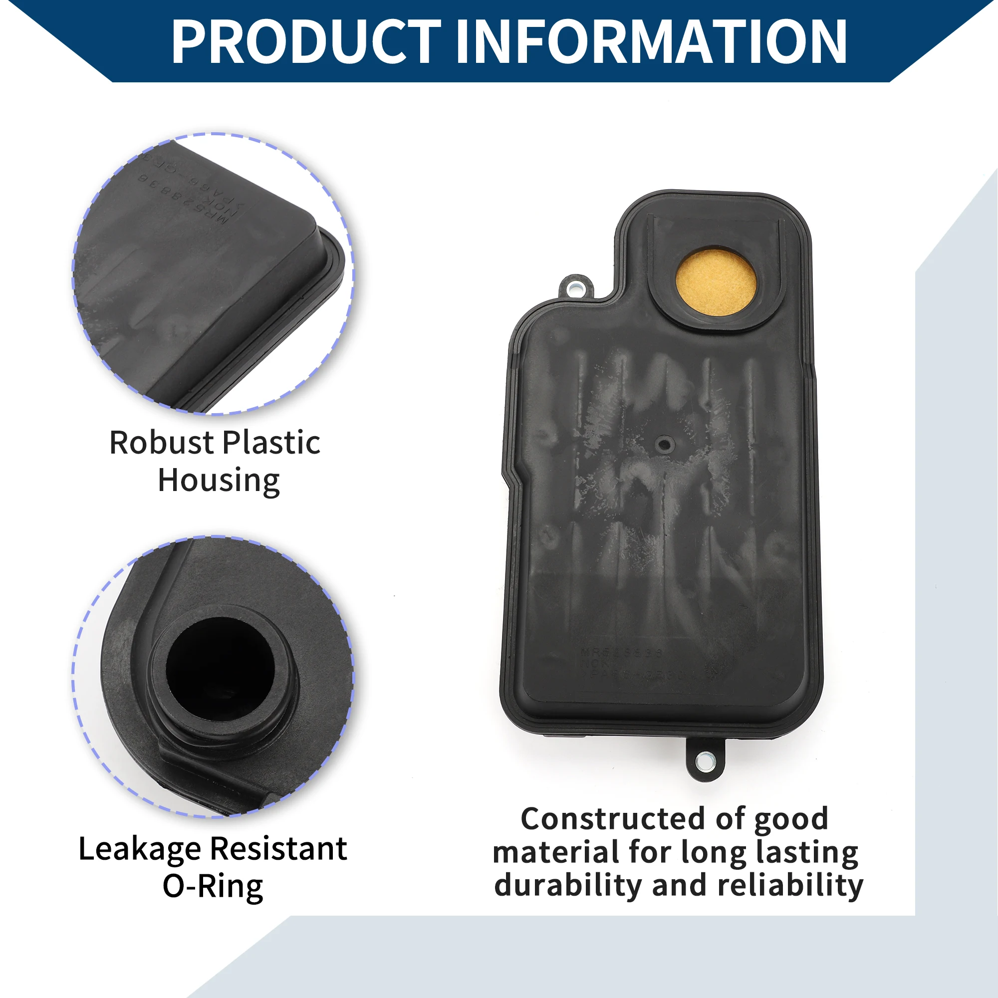 UXCELL رقم السيد 357710   فلتر ناقل الحركة الأوتوماتيكي لميتسوبيشي مونتيرو 1999-2001 فلتر زيت ناقل الحركة البلاستيك 1 قطعة