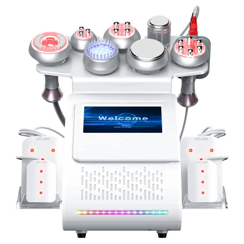 

9 In 1 80k Ultrasonic Cavitation Vacuum RF Laser Weight Loss Machine Suitable Body Sculpting Machine