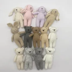 Newborn Baby Bear Caps Doll Set Photography Props Newborn Beanies Baby Keepsakes Babies Accessories Newborn Photo Props