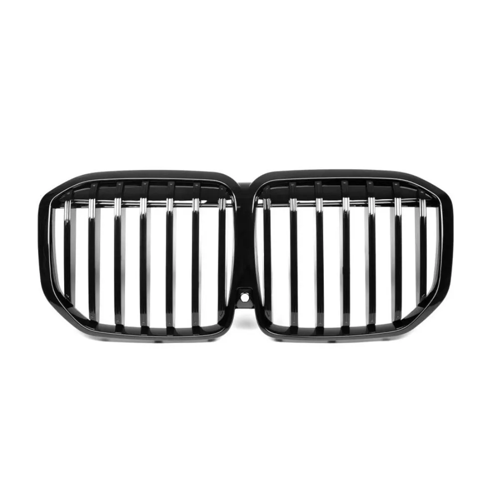 Car Front Bumper Grilles Hood Plug Play for BMW X7 G07 2023 2024 2025 2026 Mesh Grill Guard Board Cover Auto Accessories Tuning