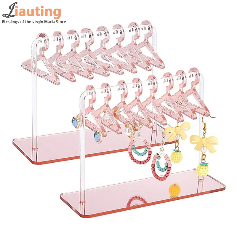 Hangers Shaped Jewelry Holder Personalized Earrings Display Racks Hanging Clothes Stand Storage Jewelry Organizer Holders