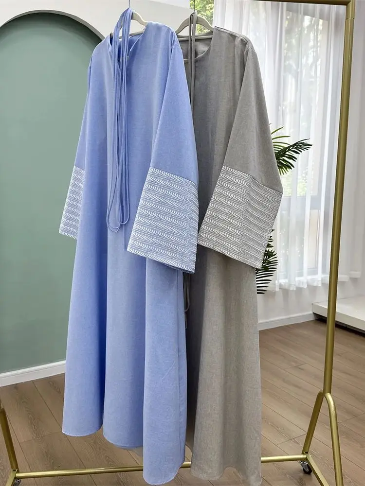 Eid-Robe musulmane élégante et modeste pour femmes, Abaya, Dubaï, Islam, Kaftan, Kebaya, Robe marocaine, Robe musulmane, Robe éducative