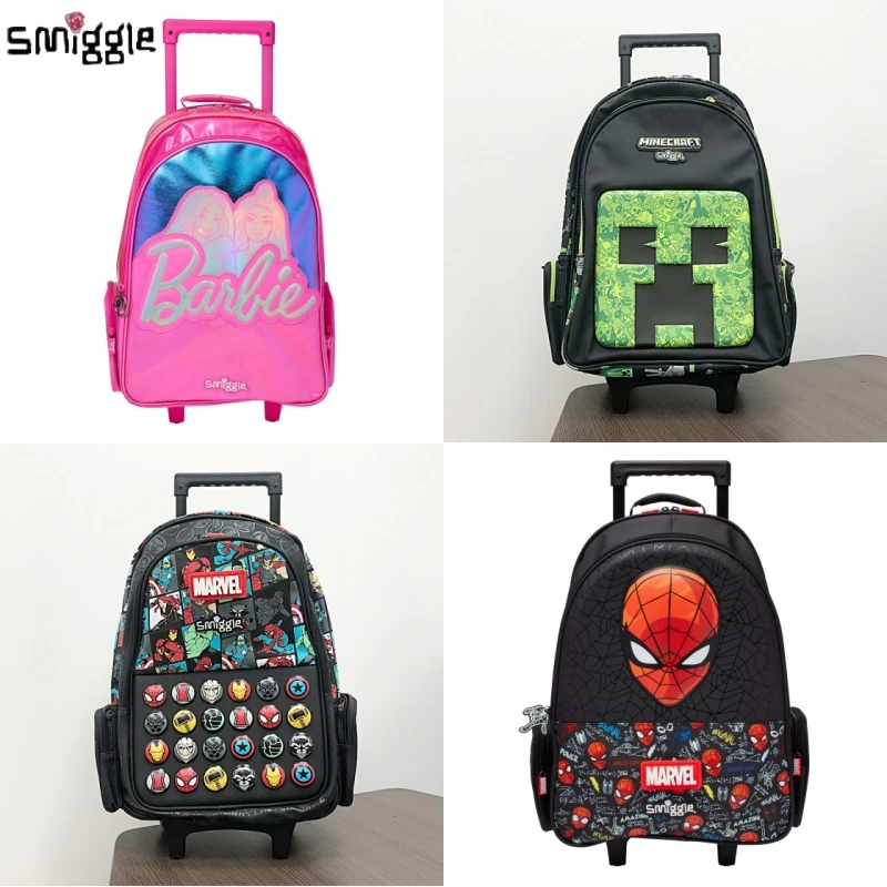 

New Genuine Australia Simggle Disney Wheel Backpack Children School Bag For Boy Large Trolley Schoolbag Travel Backpack Kid Gift
