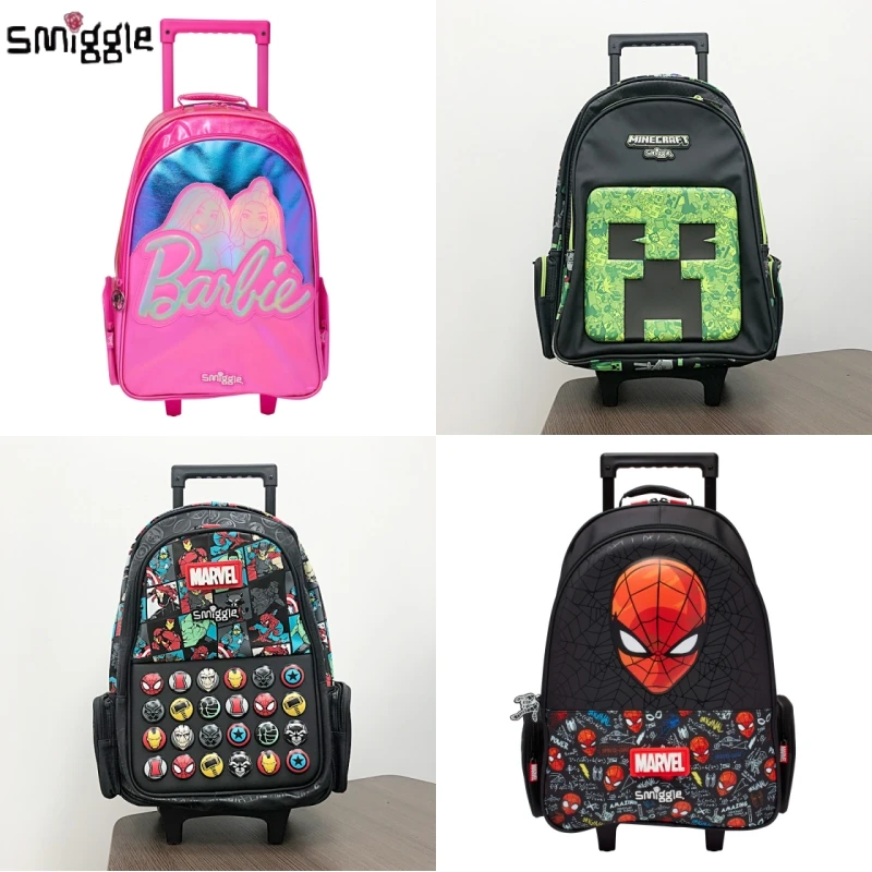 New Genuine Australia Simggle Disney Wheel Backpack Children School Bag For Boy Large Trolley Schoolbag Travel Backpack Kid Gift