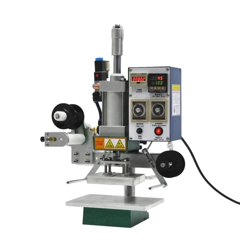 

Профессиональная пневматическая машина горячего тиснения для печати логотипов из искусственной кожи на дереве, именной карте, ткани