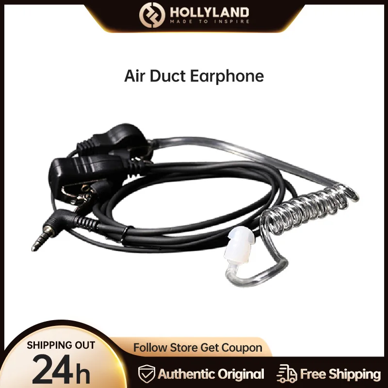 Hollyland Wireless Intercom System Accessories Air Duct Earphone for Mars T1000 Syscom 1000T Solidcom M1