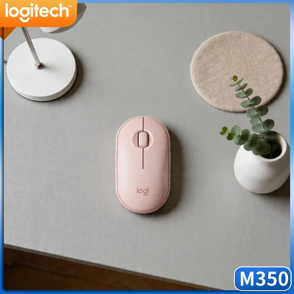 Logitech M350 PEBBLE Dual Mode Wireless Mouse Long Battery Travel For Laptop Desktop Tablet Home Office Use