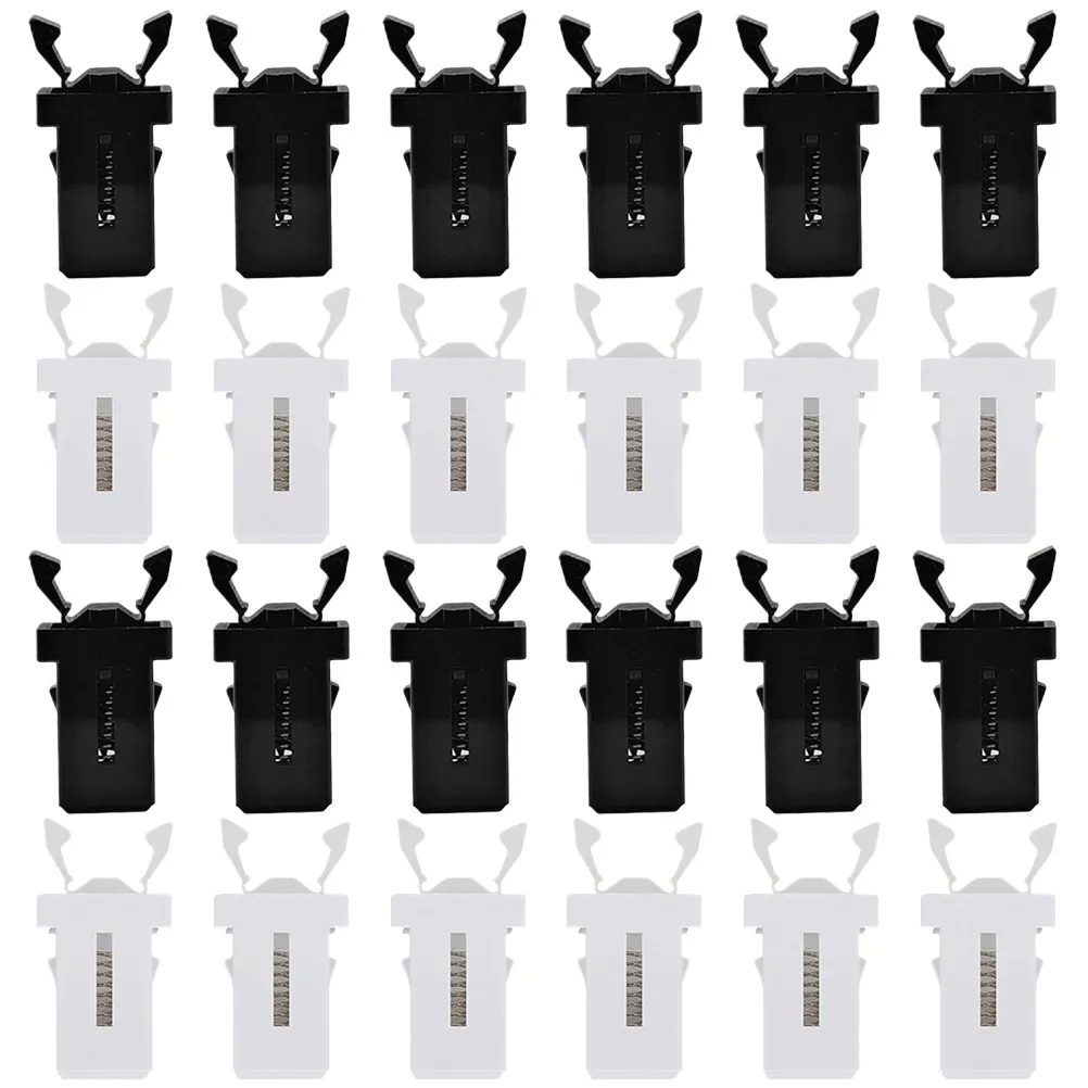 24Pcs Universal Push Latch for Trash Can Plastic Press Lock Button Garbage Bin Lock Replacement Push Latch Furniture Parts