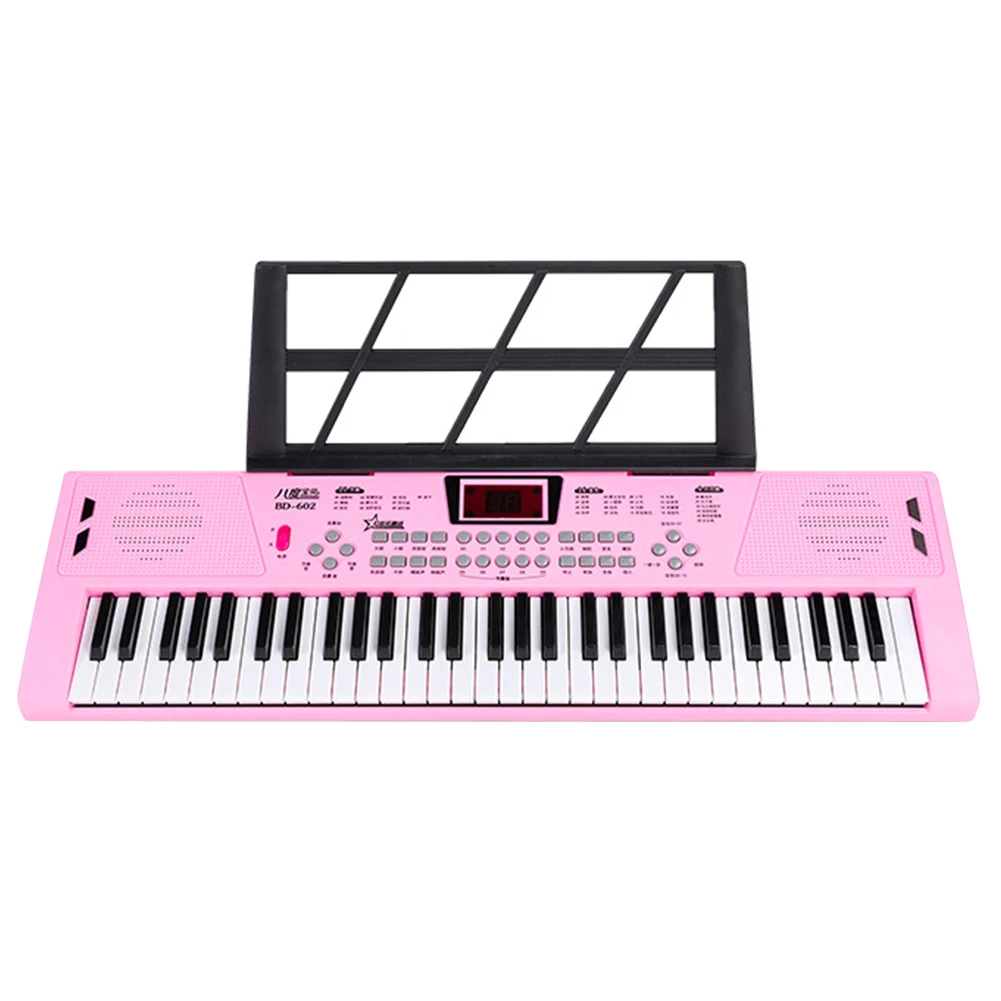 

61 Keys Piano Digital Music Electronic Keyboard with Microphone Professional Big Musical Keyboard Kids Piano Electronic Keyboard