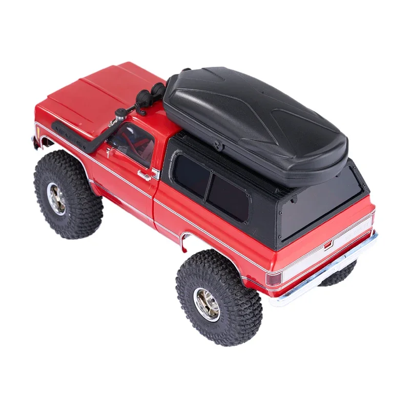 Skrzynia dachowa z nadrukiem 3D i pokrywa bagażnika do części zamiennych 1/18 RC Crawler TRX4-M Chevrolet K10