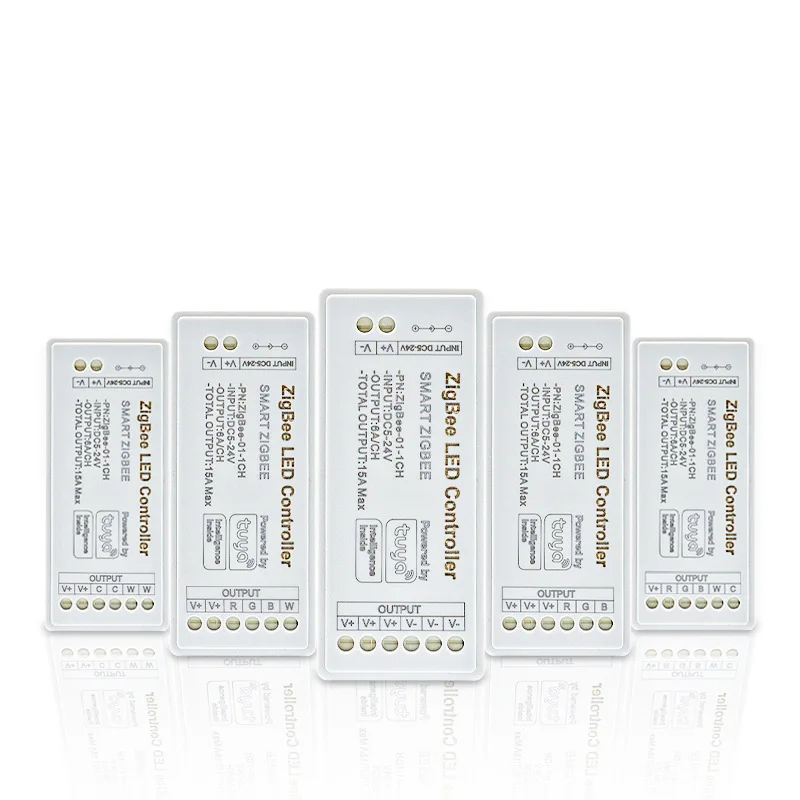 

Светодиодный контроллер Zigbee 15A Tuya Smart Life 5-24 В Alexa Google Одноцветный CCT RGB RGBW RGBCCT RGBCW Светодиодная лента
