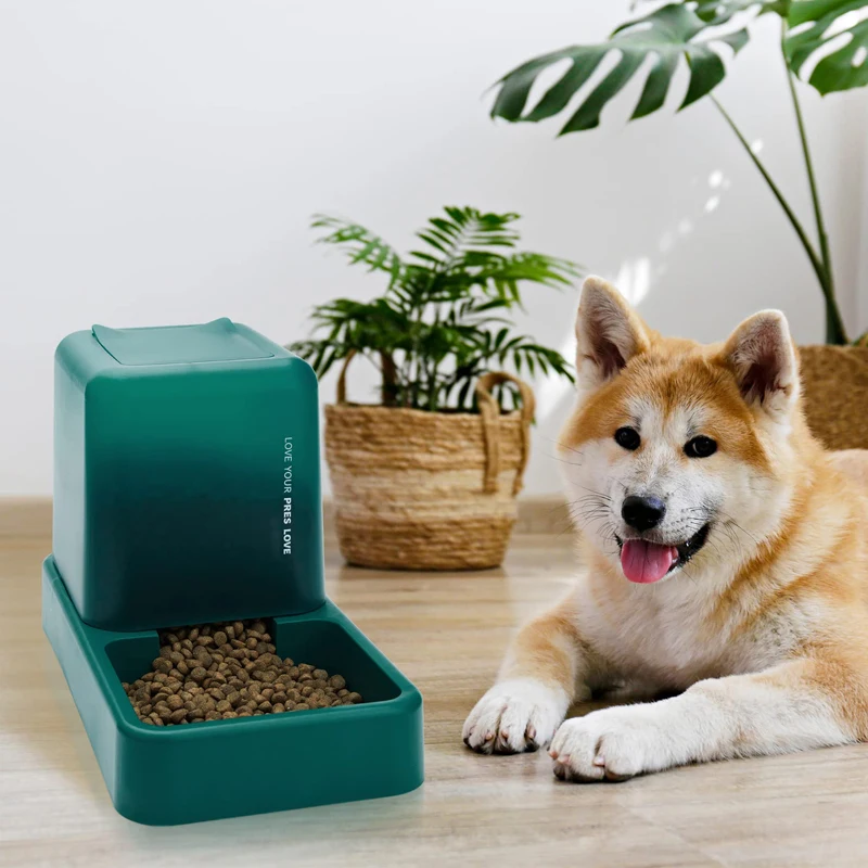 Benepaw Large Capacity Automatic Dog Feeder Water Dispenser Pet Gravity Watering Food Feeding Supplies Kitten Puppy Drinking