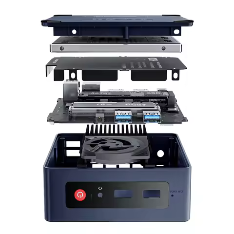 Mini S PC &ndash; N5095/N95 CPU, 16GB DDR4, 512GB SSD &amp; Win 11 Pro (4K HDMI 2.0)