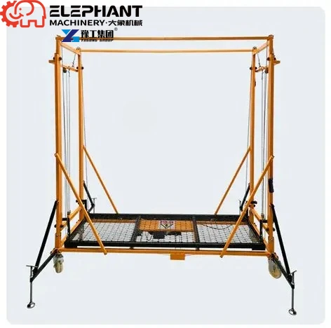 2m-8m Portable Electric Scaffold Remote Control Climbing Platform Elevator Electric Lifting Scaffold