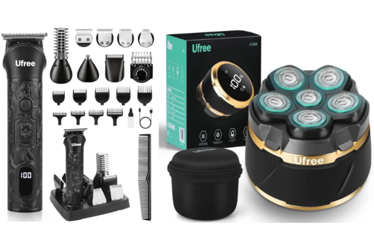7-in-1 Trimmer and 6D Head Shaver Set, All-in-One Combo