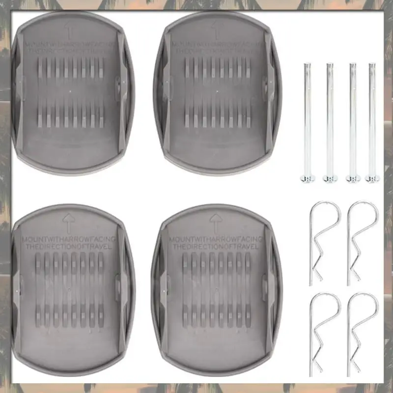 A70U Nieuw Voor Trailers RV Jack Lift Pad Caravan Jack Pads Leveler Wiel Voet Been Ondersteuning Jacking Lift Pad Ondersteuning Stand