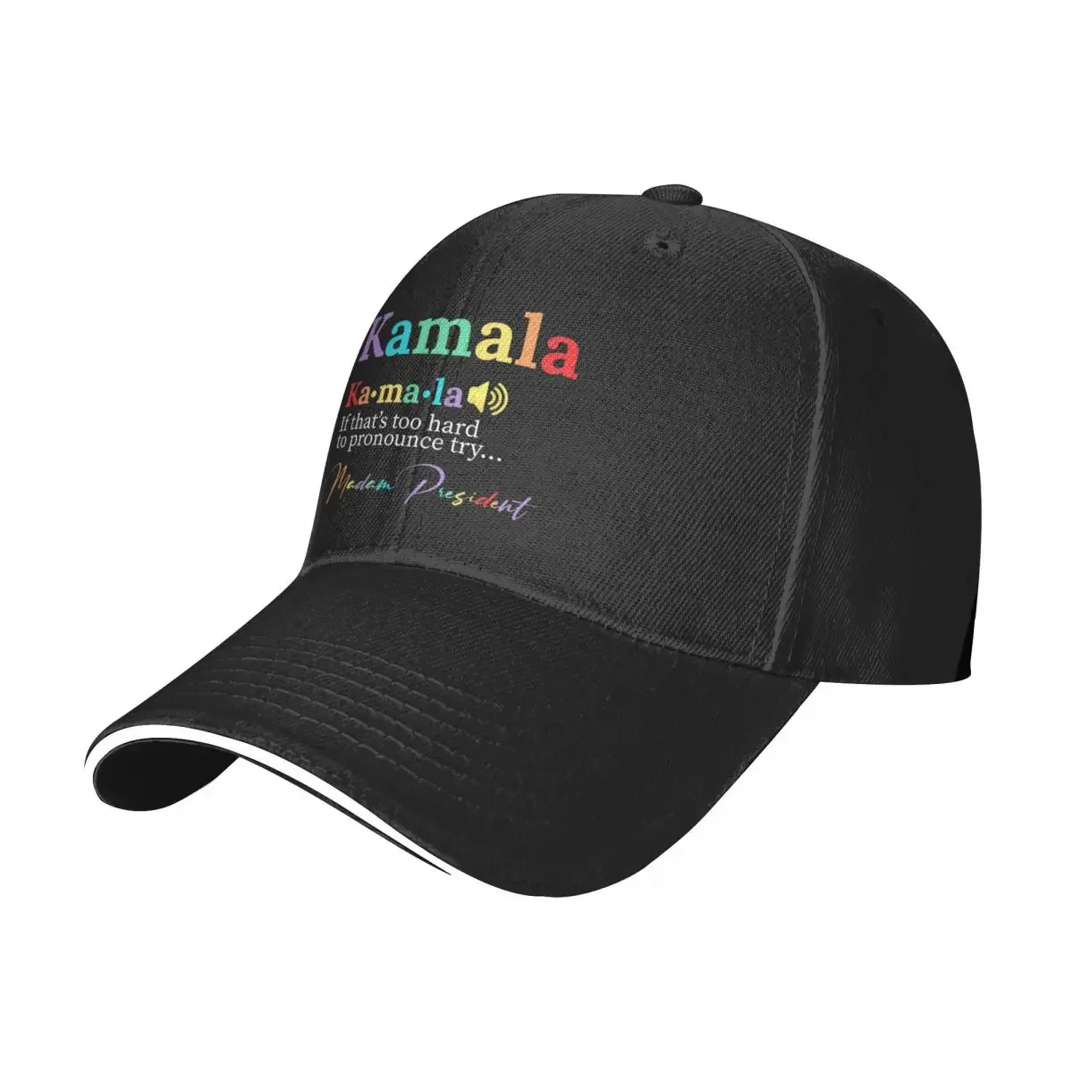 2024 New Arrival Casquette Kamala Harris Madam President Election 2024 Unisex Style Golf Hat Casual Snapback Cap Adjustable Fit