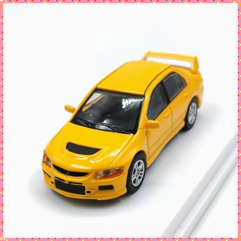 LMLF 1:64 Lancer EVO 9a geração modelo de carro de liga de simulação decoração estática brinquedos colecionáveis para presente