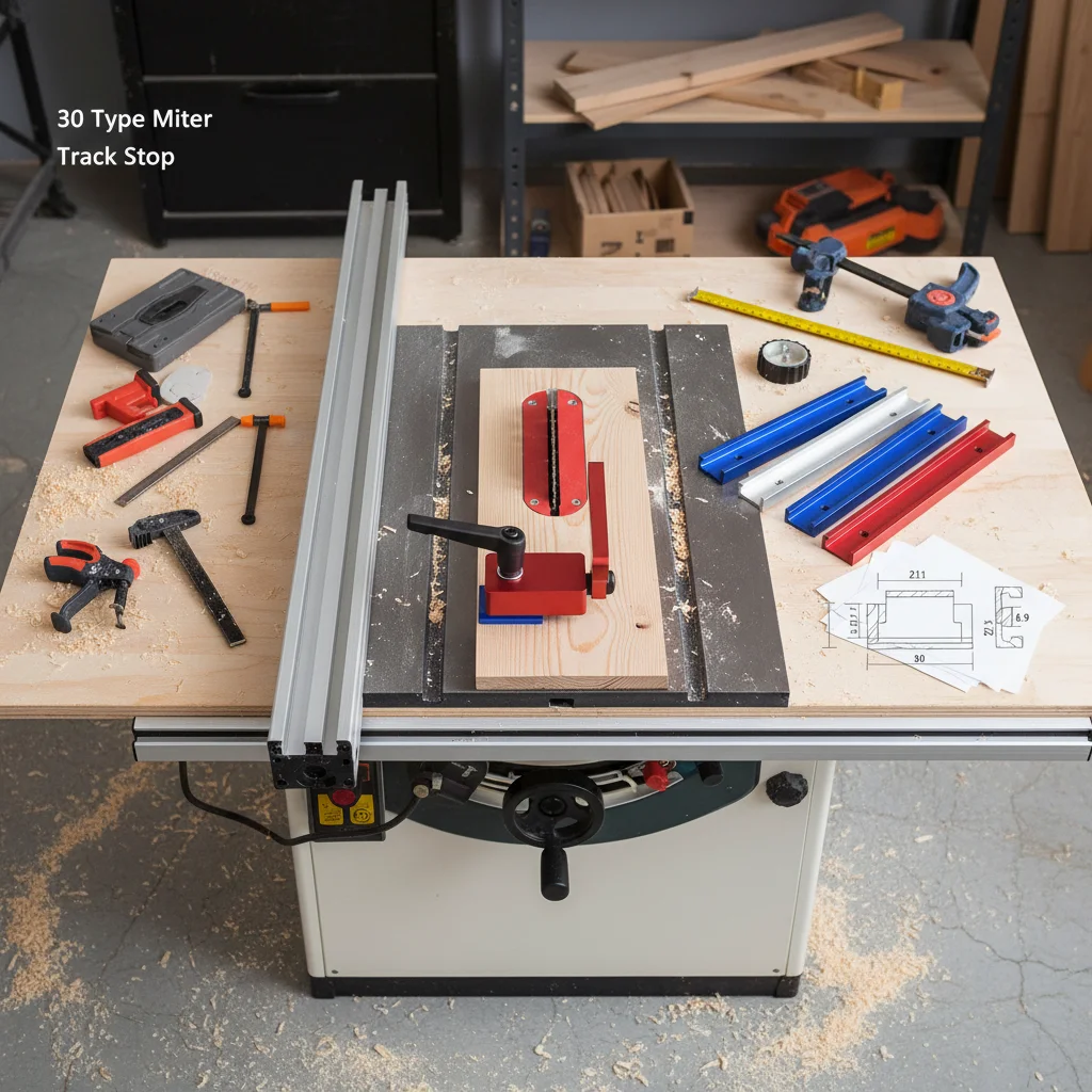 Premium Aluminium Alloy Miter Track Jig Ergonomic Durabled & Versatile Woodworking Saw Table Workbench DIY Tools ﻿